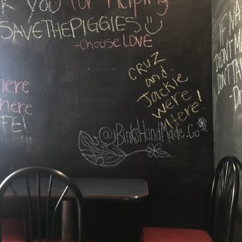 Viva Vegan - Dining Area, chalk walls! - Vegan Near Me - Colton, California Viva Vegan - Dining Area, chalk walls! - Vegan Near Me - Colton, California