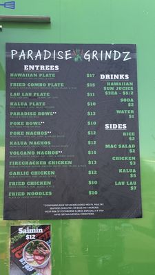 Menu photo 2 Paradise Grindz Tigard, OR Menu photo 2 Paradise Grindz Tigard, OR