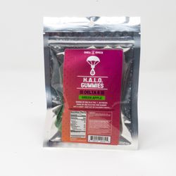 SHELL SHOCK CBD - Delta 8 Green Apple 25mg available in a 20 & 40 count bag