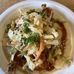 Korean chicken taco