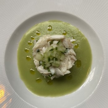 The Grey - Crab gazpacho - New American Near Me - Savannah, Georgia The Grey - Crab gazpacho - New American Near Me - Savannah, Georgia