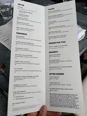 Menu photo 4 Bar Le Côte Los Olivos, CA Menu photo 4 Bar Le Côte Los Olivos, CA