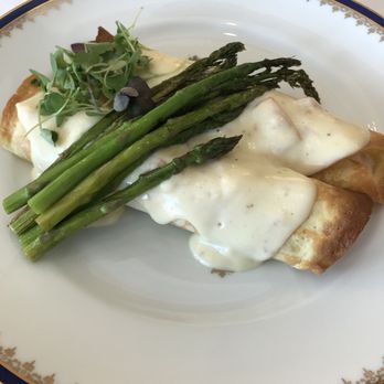 A+B, Etc - Main course, chicken cordon bleu crepes with baby asparagus - Venues & Event Spaces Near Me - Hahira, Georgia