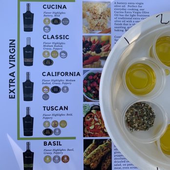 Pasolivo Ranch - Close up of first round of olive oil tasting - Olive Oil Near Me - Paso Robles, California