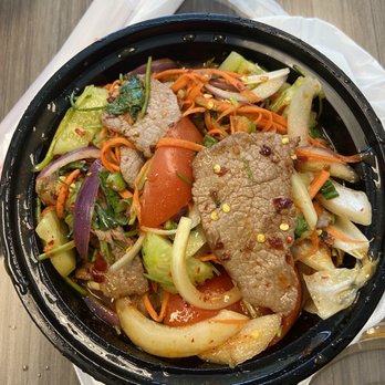 Thai Wok ToGo - Beef salad- spice level 7 - Thai Near Me - Las Vegas, Nevada