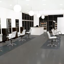 Updated Stylist Stations and Front Desk at Mark Christopher Salon