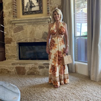 Anthropologie - Cute cotton sundress with a small cork purse was perfect in the Cayman Islands - Women's Clothing Near Me - Dallas, Texas Anthropologie - Cute cotton sundress with a small cork purse was perfect in the Cayman Islands - Women's Clothing Near Me - Dallas, Texas
