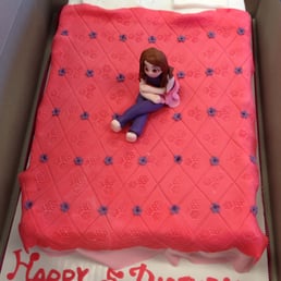 Cake for a pajama party. Cake for a pajama party.