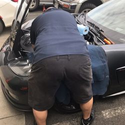 One of the mechanics that worked on my car.