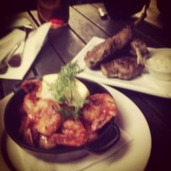 Cabinet Bar & Balcony - Sizzling Prawns & Minted Lamb cutlets