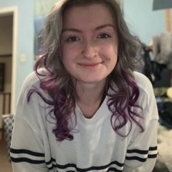 Countryside Kutts - She did a beautiful silver tone, and blended the purple in for me as well!