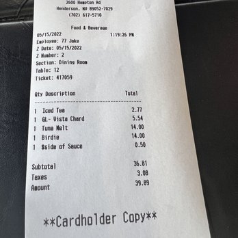Buckman's Grille - Side of ranch 0.50 Really? - American Near Me - Henderson, Nevada
