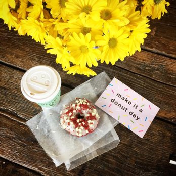 Firecakes Donuts - Red velvet donut & small latte; $7 - Donuts Near Me - Chicago, Illinois Firecakes Donuts - Red velvet donut & small latte; $7 - Donuts Near Me - Chicago, Illinois