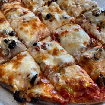 Phat Daddy's Pizza - a pizza with olives and cheese - Ice Cream & Frozen Yogurt Near Me - London, Ohio Phat Daddy's Pizza - a pizza with olives and cheese - Ice Cream & Frozen Yogurt Near Me - London, Ohio