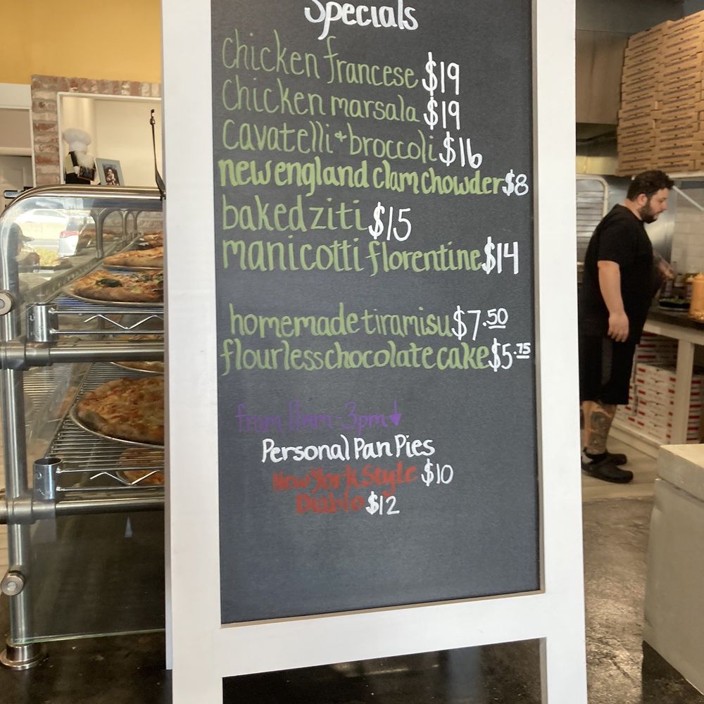 Specials Menu