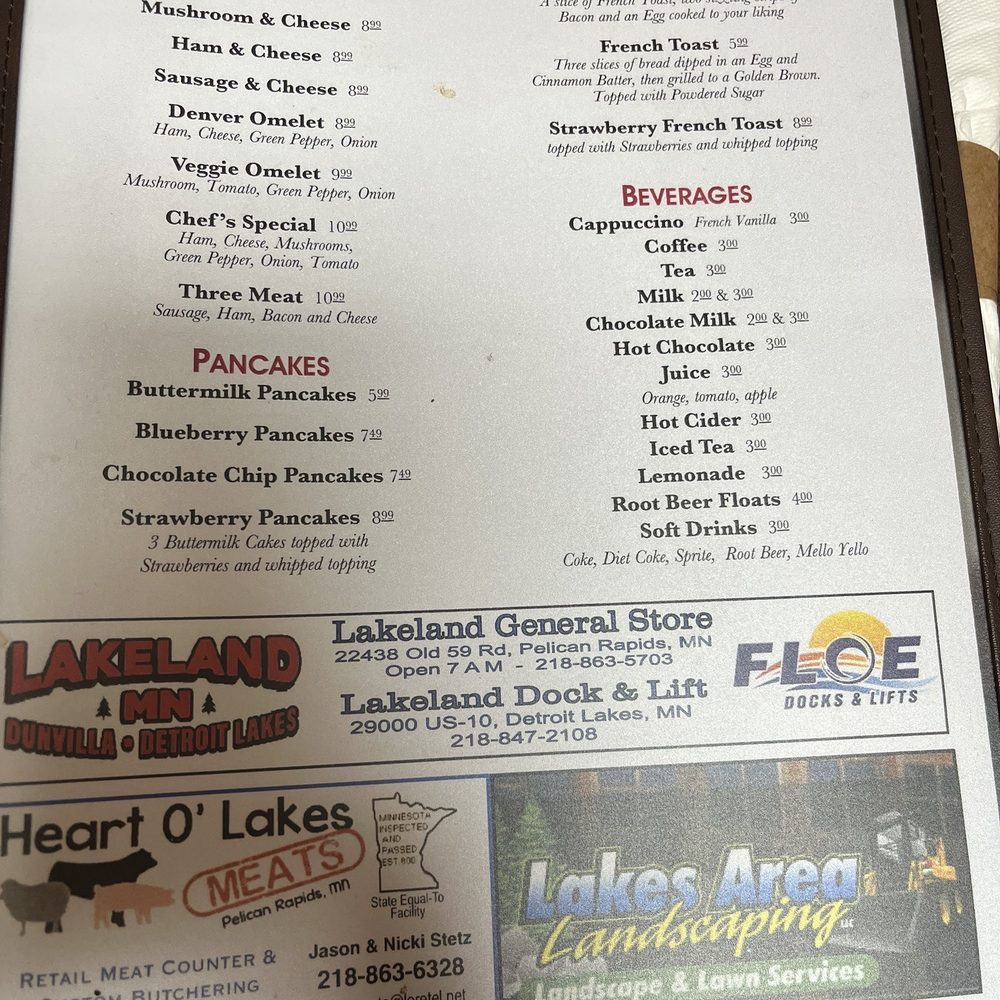 Cornfield Cafe - Menu - American Near Me - Pelican Rapids, Minnesota Cornfield Cafe - Menu - American Near Me - Pelican Rapids, Minnesota