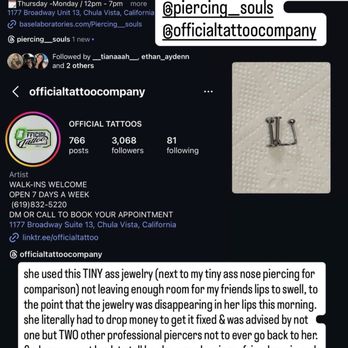 Official Tattoos - Tattoo Near Me - Chula Vista, California