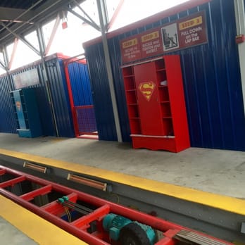 Six Flags America - The Superman cubbies to store your stuff when on the ride! Very Kryptonigjt! - Amusement Parks Near Me - Bowie, Maryland Six Flags America - The Superman cubbies to store your stuff when on the ride! Very Kryptonigjt! - Amusement Parks Near Me - Bowie, Maryland