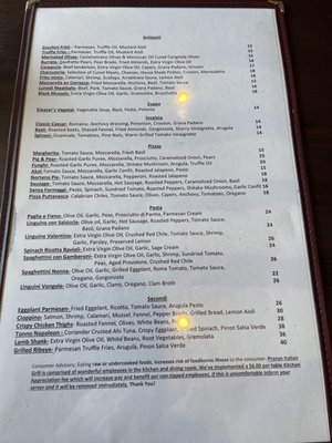 Menu photo 4 Pranzo Italian Grill Santa Fe, NM