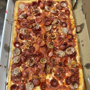 Prince Street Pizza - Meat Lovers - Pizza Near Me - Studio City, California Prince Street Pizza - Meat Lovers - Pizza Near Me - Studio City, California