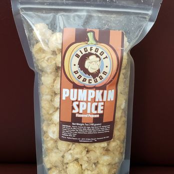Bigfoot Popcorn - Pumpkin Spice flavored popcorn - Popcorn Shops Near Me - Alcoa, Tennessee