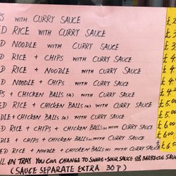 Victory Take Away - The curry sauce "specials"