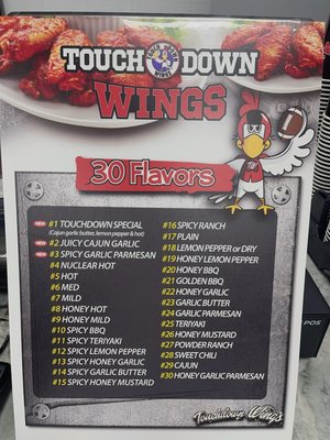 Menu photo 4 Touchdown wings Atlanta, GA Menu photo 4 Touchdown wings Atlanta, GA