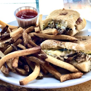 The Haul - The Cuban Sandwich with fries - New American Near Me - Grants Pass, Oregon
