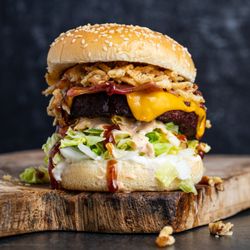 Juicy J’s Smoked Burgers - Western Burger!!!
