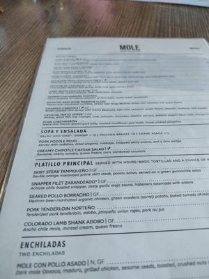 Menu photo 6 Mole Mexican Kitchen Sedona, AZ Menu photo 6 Mole Mexican Kitchen Sedona, AZ