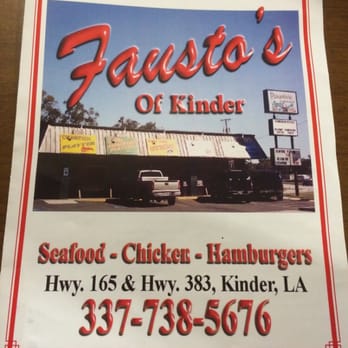 Fausto's Family Restaurant - Menu - Seafood Near Me - Kinder, Louisiana Fausto's Family Restaurant - Menu - Seafood Near Me - Kinder, Louisiana