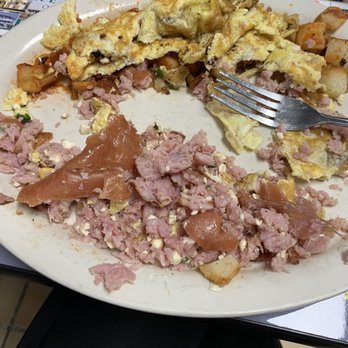 DeLuca's Diner - Disgusting ham omelet and ham skins included. - Breakfast & Brunch Near Me - Pittsburgh, Pennsylvania DeLuca's Diner - Disgusting ham omelet and ham skins included. - Breakfast & Brunch Near Me - Pittsburgh, Pennsylvania