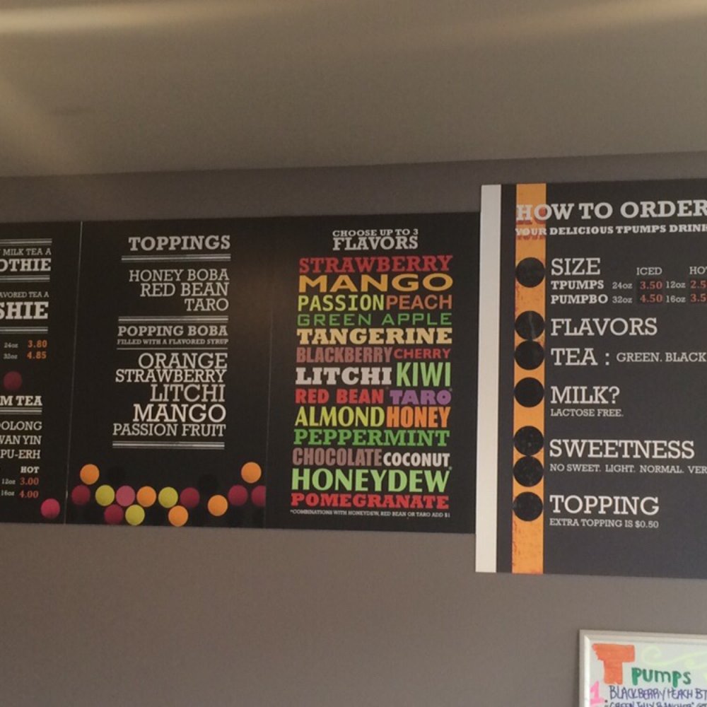 Tpumps - Pasadena - Menu - Bubble Tea Near Me - Pasadena, California Tpumps - Pasadena - Menu - Bubble Tea Near Me - Pasadena, California