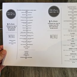 Menu Menu