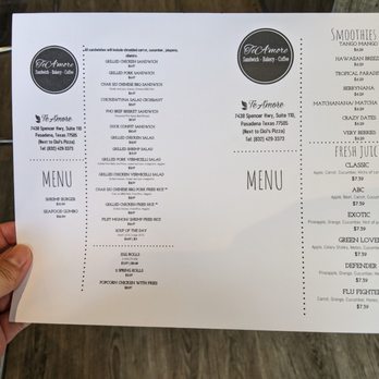 TeA'more - Menu - Sandwiches Near Me - Pasadena, Texas TeA'more - Menu - Sandwiches Near Me - Pasadena, Texas