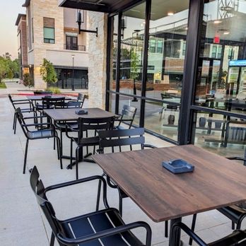 Bespoke Cigar Lounge - Outdoor smoking area. - Cigar Bars Near Me - Montgomery, Texas