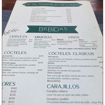 London Bistro - Drink Menu. Guess which Cocteles Clasicos I ordered? :D - Mexican Near Me - Cabo San Lucas, BCS London Bistro - Drink Menu. Guess which Cocteles Clasicos I ordered? :D - Mexican Near Me - Cabo San Lucas, BCS