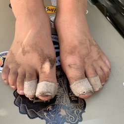 Candy's Spa - Before (just off the PCT after 166 miles)