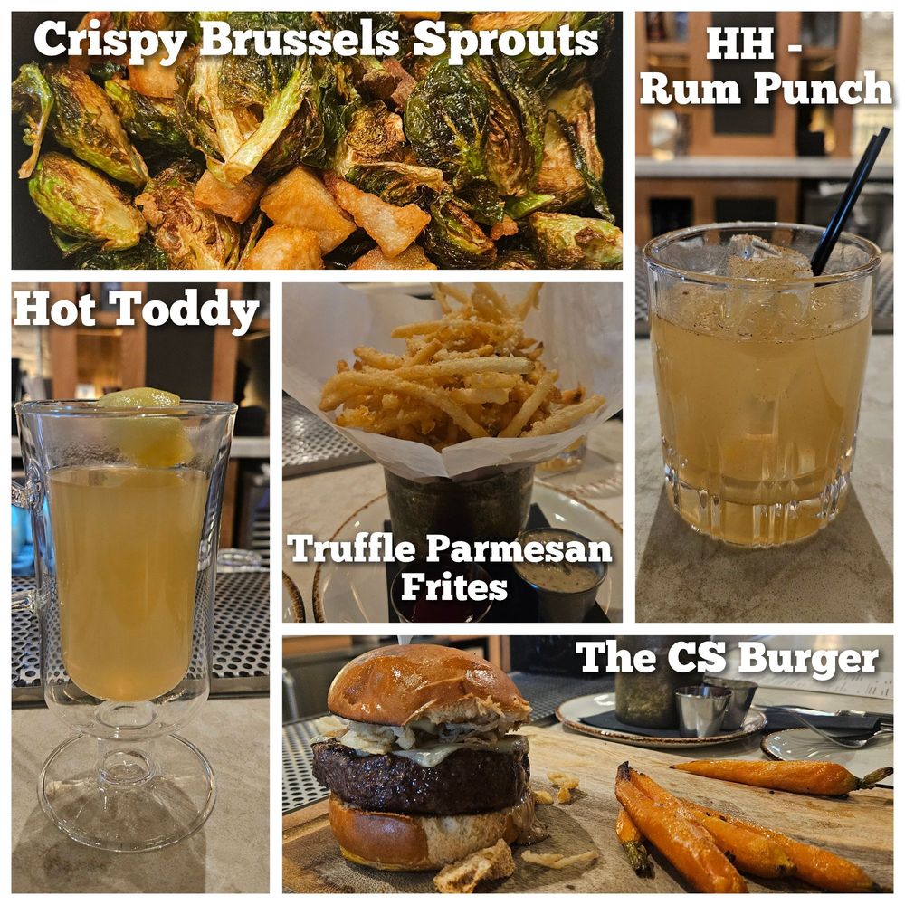 The Copper Shark - 4'7'2026 HH - Rum Punch, Hot Toddy, Crispy Brussels Sprouts, Truffle Parmesan Frites, and The CS Burger. - Cocktail Bars Near Me - Baltimore, Maryland