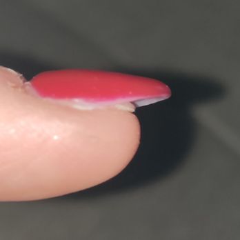 Polish Nail Spa - Again, the nail is not on my nail bed leaving room for fungus and infection. - Nail Salons Near Me - Lake Forest, California Polish Nail Spa - Again, the nail is not on my nail bed leaving room for fungus and infection. - Nail Salons Near Me - Lake Forest, California