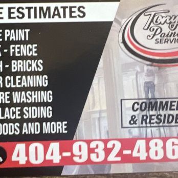 Tony’s Painting Services - Painters Near Me Tony’s Painting Services - Painters Near Me