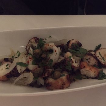 Ostra - Grilled octopus and NO it's not rubbery like most would assume. - Seafood Near Me - Boston, Massachusetts Ostra - Grilled octopus and NO it's not rubbery like most would assume. - Seafood Near Me - Boston, Massachusetts