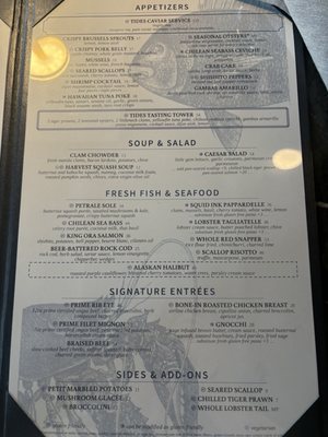 Menu photo 7 Tides Danville, CA Menu photo 7 Tides Danville, CA
