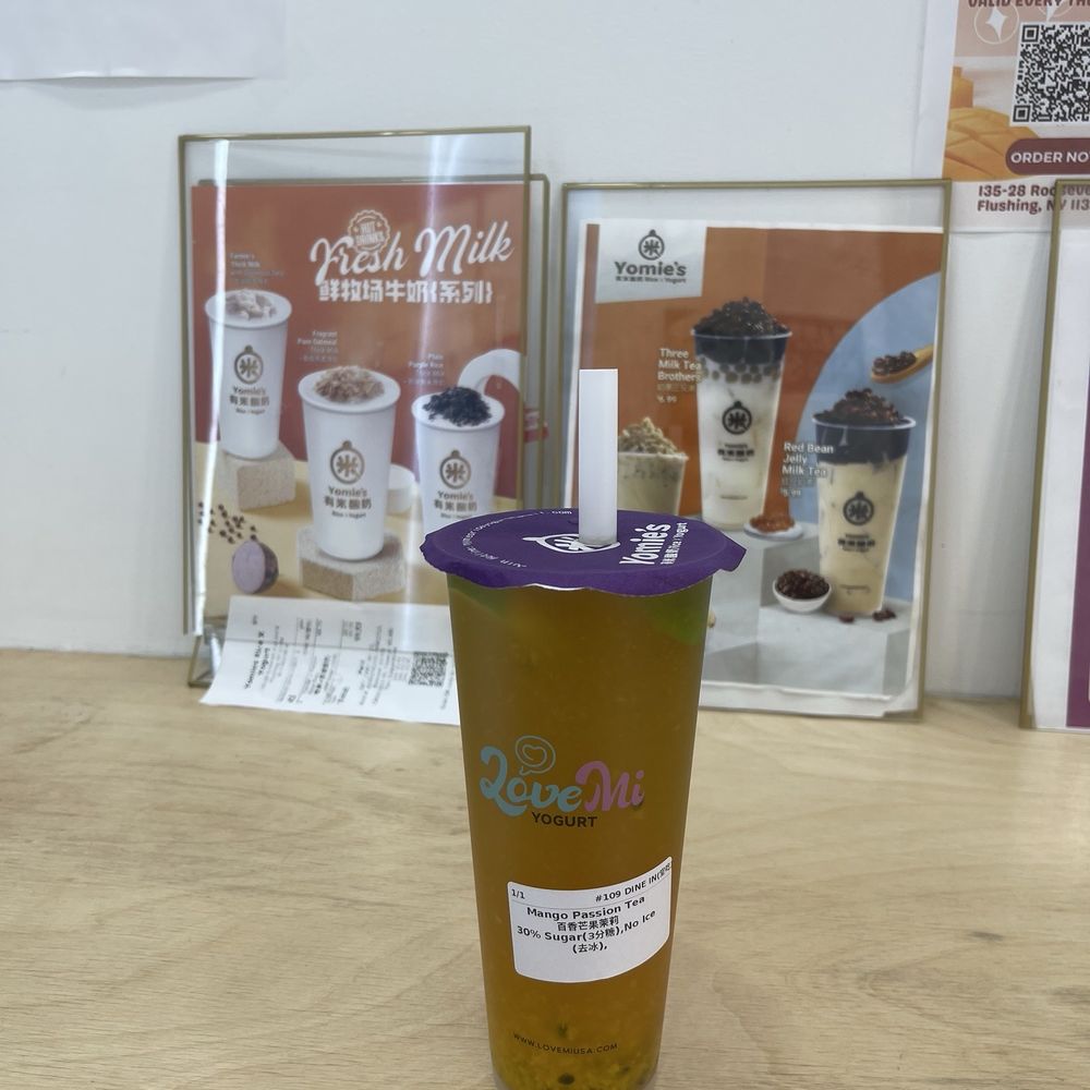 Yomie's Rice x Yogurt - Mango passion tea - Juice Bars & Smoothies Near Me - Flushing, New York