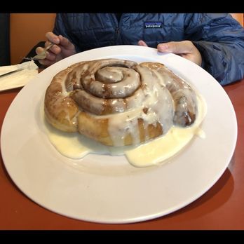 The Wagon Wheel Diner - Cinnamon Roll it's so huge! - Diners Near Me - St. George, Utah The Wagon Wheel Diner - Cinnamon Roll it's so huge! - Diners Near Me - St. George, Utah