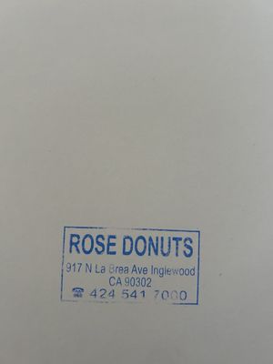 Rose Donuts And Ice Cream by null