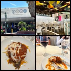 Desert Tasty Tours - Lulu's Rating: 5/5- Eggplant Parmesan served with red or white wine.