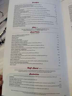 Menu photo 3 North Italia Phoenix, AZ