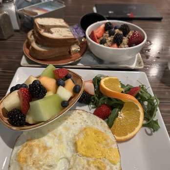 Rye Bar and Southern Kitchen - Eggs your way with fruit - Southern Near Me - Raleigh, North Carolina Rye Bar and Southern Kitchen - Eggs your way with fruit - Southern Near Me - Raleigh, North Carolina