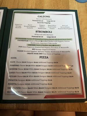 Menu photo 1 The Pizza Pub Restaurant Ironia, NJ